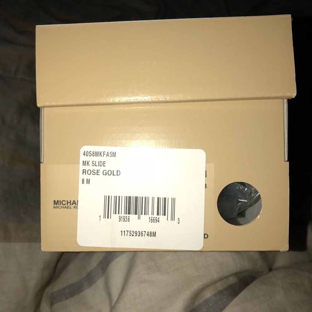 Michael Kora Rose Gold Slides